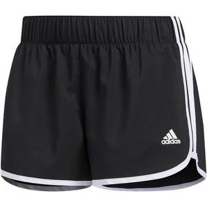Adidas black shorts with white stripes